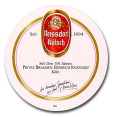 Reissdorf Klsch Bierdeckel