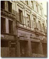Zerstrtes Brauhaus auf der Severinstrae